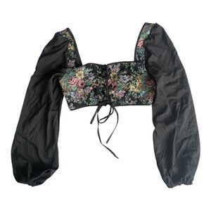 Haut style corset avec manches intégrées 🥀